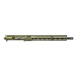 M4E1 Threaded 16" 5.56 Mid-Length Gov Profile, Complete Upper w/ 15" MOD 4 - OD Green Anodized (BLEM)